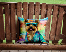 Load image into Gallery viewer, Cairn Terrier Hippie Dawg Throw Pillow - 14x14 Decorative Pillow – Art for Your Home &amp; Patio
