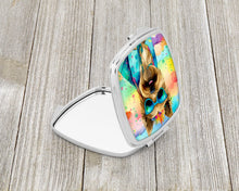 Load image into Gallery viewer, Cairn Terrier Hippie Dawg Compact Mirror – Stylish Purse Mirror with Artistic Covers