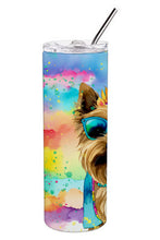 Load image into Gallery viewer, Cairn Terrier Hippie Dawg Stainless Steel Skinny Tumbler