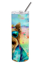 Load image into Gallery viewer, Cairn Terrier Hippie Dawg Stainless Steel Skinny Tumbler