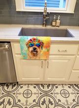 Load image into Gallery viewer, Cairn Terrier Hippie Dawg Kitchen Towel