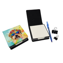 Load image into Gallery viewer, Cairn Terrier Hippie Dawg PU Leather Note Paper Holder