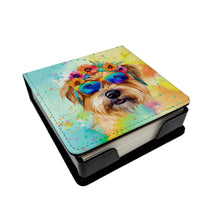 Load image into Gallery viewer, Cairn Terrier Hippie Dawg PU Leather Note Paper Holder
