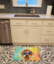 Load image into Gallery viewer, Cairn Terrier Hippie Dawg Memory Foam Kitchen Mat