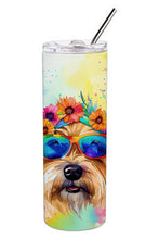 Load image into Gallery viewer, Cairn Terrier Hippie Dawg Stainless Steel Skinny Tumbler