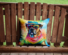 Load image into Gallery viewer, Cane Corso Hippie Dawg Throw Pillow - 14x14 Decorative Pillow – Art for Your Home &amp; Patio