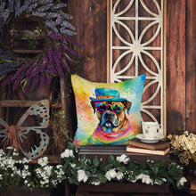 Load image into Gallery viewer, Cane Corso Hippie Dawg Fabric Decorative Pillow