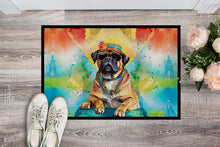 Load image into Gallery viewer, Cane Corso Hippie Dawg Doormat - 24x36 Decorative Floor Mat – Indoor/Outdoor Rug with Artistic Flair
