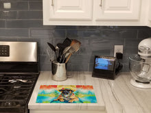 Load image into Gallery viewer, Cane Corso Hippie Dawg Glass Cutting Boards – Durable, Decorative Kitchen Art Large