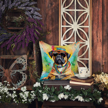 Load image into Gallery viewer, Cane Corso Hippie Dawg Fabric Decorative Pillow
