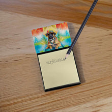 Load image into Gallery viewer, Cane Corso Hippie Dawg Sticky Note Holder- Refiilable Desk Accessory Note Pad