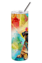 Load image into Gallery viewer, Cane Corso Hippie Dawg Stainless Steel Skinny Tumbler