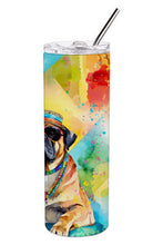 Load image into Gallery viewer, Cane Corso Hippie Dawg Stainless Steel Skinny Tumbler