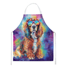 Load image into Gallery viewer, Cavalier Spaniel Hippie Dawg Apron – Artist-Designed Kitchen, BBQ &amp; Craft Apron