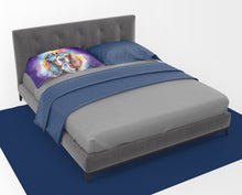 Load image into Gallery viewer, Cavalier Spaniel Hippie Dawg Standard Pillowcase – Artistic Decorative Front, White Back