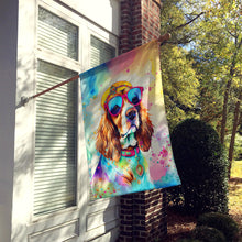 Load image into Gallery viewer, Cavalier Spaniel Hippie Dawg House Flag