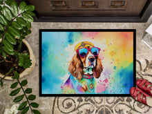 Load image into Gallery viewer, Cavalier Spaniel Hippie Dawg Doormat - 18X27 Indoor / Outdoor Rug | Made in USA