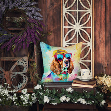 Load image into Gallery viewer, Cavalier Spaniel Hippie Dawg Fabric Decorative Pillow