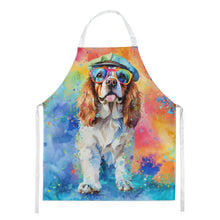 Load image into Gallery viewer, Cavalier Spaniel Hippie Dawg Apron – Artist-Designed Kitchen, BBQ &amp; Craft Apron