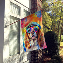 Load image into Gallery viewer, Cavalier Spaniel Hippie Dawg House Flag