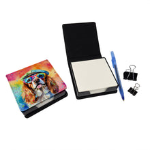 Load image into Gallery viewer, Cavalier Spaniel Hippie Dawg PU Leather Note Paper Holder