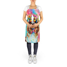 Load image into Gallery viewer, Cavalier Spaniel Hippie Dawg Apron – Artist-Designed Kitchen, BBQ &amp; Craft Apron