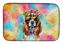 Load image into Gallery viewer, Cavalier Spaniel Hippie Dawg Dish Drying Mat