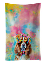 Load image into Gallery viewer, Cavalier Spaniel Hippie Dawg Kitchen Towel