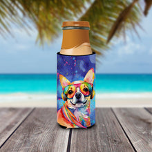 Load image into Gallery viewer, Chihuahua Hippie Dawg Slim Can Huggers – Fun, Functional Drink Coolers for Every Occasion