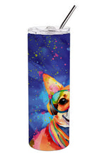 Load image into Gallery viewer, Chihuahua Hippie Dawg Stainless Steel Skinny Tumbler