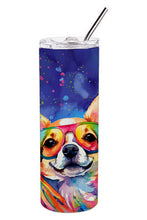 Load image into Gallery viewer, Chihuahua Hippie Dawg Stainless Steel Skinny Tumbler