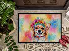 Load image into Gallery viewer, Chihuahua Hippie Dawg Doormat - 24x36 Decorative Floor Mat – Indoor/Outdoor Rug with Artistic Flair