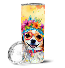 Load image into Gallery viewer, Chihuahua Hippie Dawg Stainless Steel Skinny Tumbler