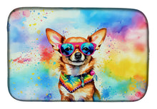 Load image into Gallery viewer, Chihuahua Hippie Dawg Dish Drying Mat