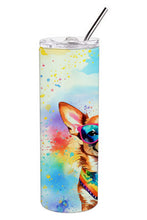 Load image into Gallery viewer, Chihuahua Hippie Dawg Stainless Steel Skinny Tumbler