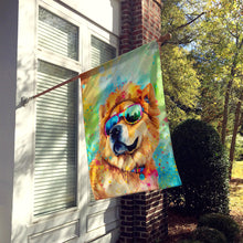 Load image into Gallery viewer, Chow Chow Hippie Dawg House Flag