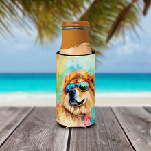 Load image into Gallery viewer, Chow Chow Hippie Dawg Slim Can Huggers – Fun, Functional Drink Coolers for Every Occasion