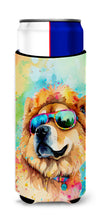 Load image into Gallery viewer, Chow Chow Hippie Dawg Slim Can Huggers – Fun, Functional Drink Coolers for Every Occasion