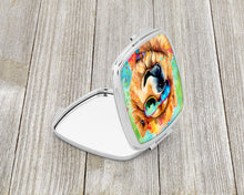 Load image into Gallery viewer, Chow Chow Hippie Dawg Compact Mirror – Stylish Purse Mirror with Artistic Covers