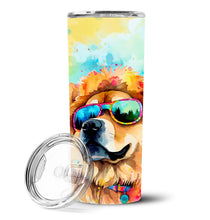 Load image into Gallery viewer, Chow Chow Hippie Dawg Stainless Steel Skinny Tumbler