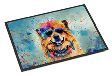 Load image into Gallery viewer, Chow Chow Hippie Dawg Doormat - 24x36 Decorative Floor Mat – Indoor/Outdoor Rug with Artistic Flair