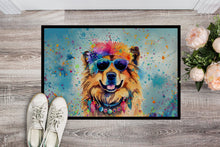 Load image into Gallery viewer, Chow Chow Hippie Dawg Doormat - 18X27 Indoor / Outdoor Rug | Made in USA