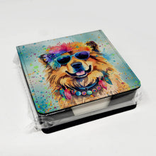 Load image into Gallery viewer, Chow Chow Hippie Dawg PU Leather Note Paper Holder
