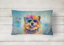 Load image into Gallery viewer, Chow Chow Hippie Dawg Fabric Decorative Pillow