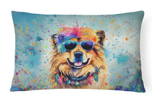 Load image into Gallery viewer, Chow Chow Hippie Dawg Fabric Decorative Pillow