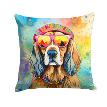 Load image into Gallery viewer, Cocker Spaniel Hippie Dawg Fabric Decorative Pillow