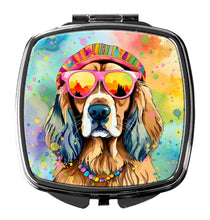 Load image into Gallery viewer, Cocker Spaniel Hippie Dawg Compact Mirror – Stylish Purse Mirror with Artistic Covers