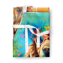 Load image into Gallery viewer, Cocker Spaniel Hippie Dawg Apron – Artist-Designed Kitchen, BBQ &amp; Craft Apron