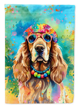 Load image into Gallery viewer, Cocker Spaniel Hippie Dawg House Flag