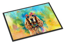 Load image into Gallery viewer, Cocker Spaniel Hippie Dawg Doormat - 18X27 Indoor / Outdoor Rug | Made in USA